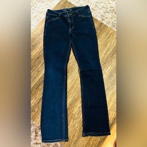 Old Navy Women's Deep Indigo Straight Leg Jeans
